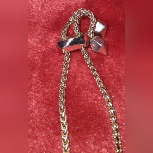 RARE Kendra Scott Gold Eve Bracelet Pyrite - Picture 7 of 13